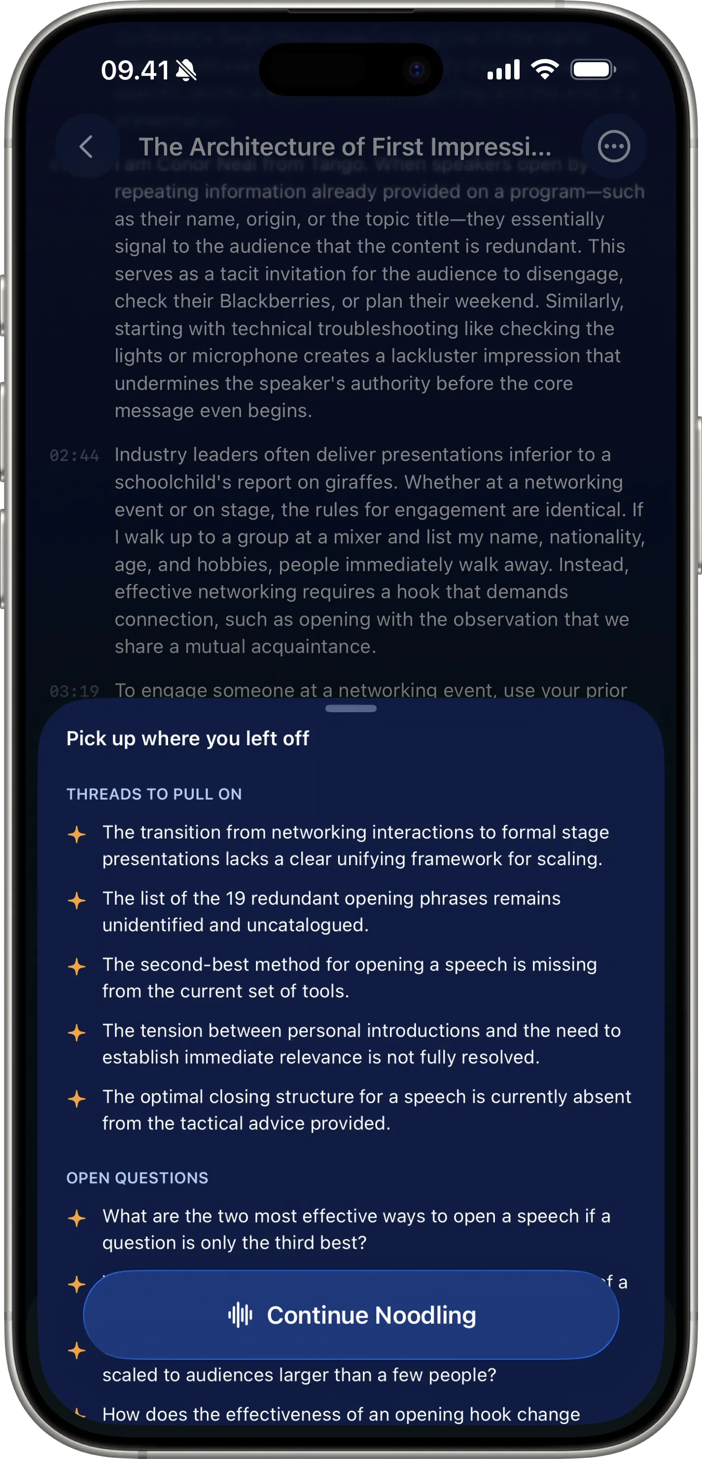 Noodle app screenshot 4